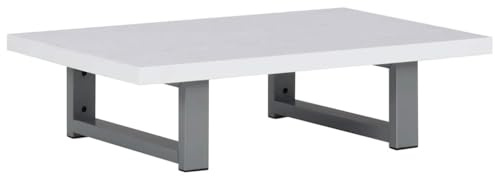 vidaXL Mobili da Bagno per Lavabo Sospesi Moderni Eleganti Robusti Ripiano Piano Appoggio per Lavandino Bianco 60x40x16,3 cm in Truciolato e Metallo