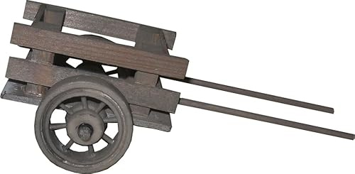 FADEDA Åsnevagnar/höjd: 5 cm/handmålad/detaljerade krubbfigurer – julbord, dekoration, krubbtillbehör