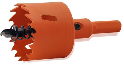 Sierra de Corona 30MM Bi Metal Sierra a Taza HSS Sierras Perforadoras para Metal, Aluminio, Inoxidable, Madera, PVC, Acero Inoxidable y Lámina de Plástico