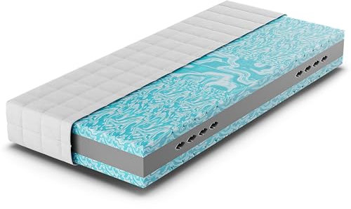 Betten-ABC - Matratze TriFlex Hybrid - 80x200 cm (H2) - 3-Schicht-Matratze mit Schulterkomfortzone - Hypoallergen & Antibakteriell - Oeko-TEX® Zertifiziert - Bezug waschbar - Lieferung per Paket