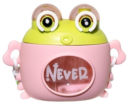 Generisch Gourde pour enfant avec paille - 600 ml - En forme de cancer - Deux ouvertures pour boire - Gobelet anti-fuite pour camping, pique-nique, voyage, randonnée