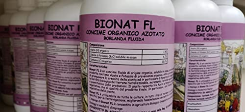 BIONAT FL BORLANDA FLUIDA Consentito in Agricoltura Biologica Spinta Vegetativa Orto Frutti Fiori Prato (LT 5)