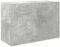 vidaXL Bad-Wandschrank Betongrau 60x25x40 cm Holzwerkstoff, Bad-Hängeschrank, Hängeschrank Badezimmer, Wand-Badschrank, Hängeschrank Bad