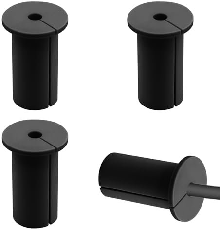 4 Ojales de Pared para Cables de Pared, Ojales de Silicona para Cables, Agujeros para Pasar a través de la Pared, Ojales de Pared para Cables, Industria del hogar, Muebles, Alambre Compatible