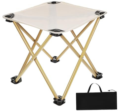 Abaodam Klapphocker Outdoor Tragbarer Campingstuhl Klapphocker mit Tragetasche für Camping Picknick Angeln und Wandern Strapazierfähig und Carbon