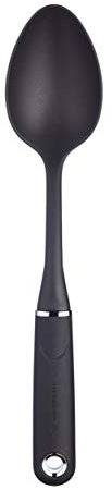 MasterClass Cucchiaio da cucina con impugnatura morbida, nylon antiaderente, 34,5 cm