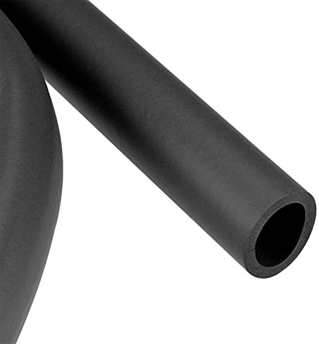 YOKIVE Schaumstoff Schläuche Gummi Isolierung Rohr Abdeckung| Handgriff Griffschutz Gut für Fitnessstudio Ausstattung Kupfer Leitung (Schwarz 22mm ID 32mm AD 2m)
