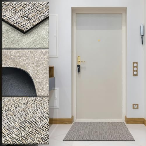 Tadi & Imperio1979 Alfombra Vinilo Trenzado - Alfombra Vinilica 60x40 - Alfombra Exterior - Alfombra Cocina - Alfombra Vinilica Cocina - Alfombra Salon - Alfombra recibidor