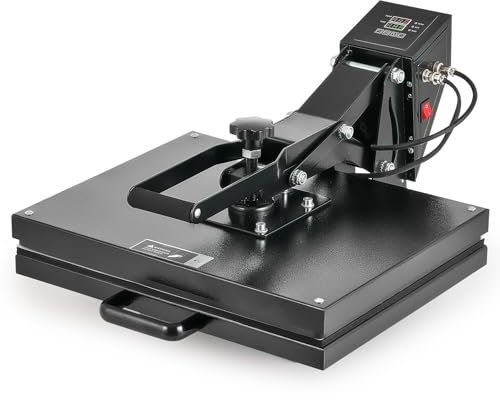 CREWORKS 40x50 CM Presse à Chaud pour T-Shirt 2000W Machine de Presse de la Chaleur Sublimation Transfert de Textile Polyvalente