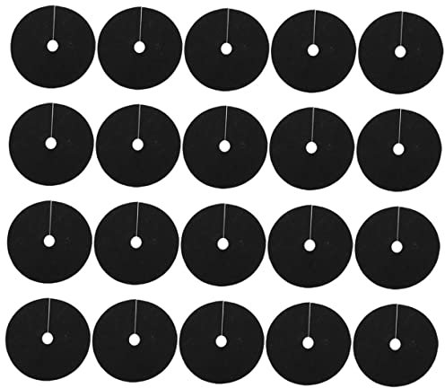 Milisten 20st Unterlegplane Tragbar Barriere Bodenblocker Rasen Matte Für Den Garten Zaun Gras Solar- Einsatz Künstlich Pflanzen Unkrautstecher Tuchring Zur Unkrautbekämpfung Black Vlies