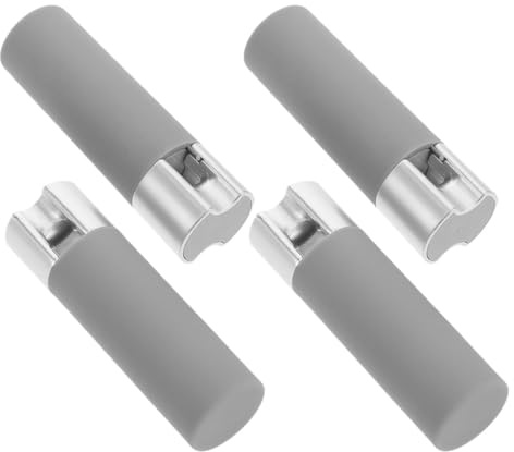 AUTSUPPL 4pezzi Manopole per Cordoncino Tende con Peso Anti-Vento Accessori Decorativi e Pratici per Tende Rullo e Veneziane Grigio