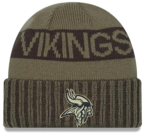 New Era # NFL Mütze Minnesota Vikings Knit Medium Salute to Service # 60759517