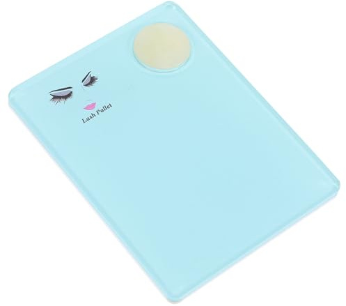 Cabilock Wimpernverlängerungspalette Acrylhalter Mit Grünem Edelstein Wimpernhalter Für Heimsalon