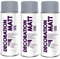 Deco Color 3er Sparpack DC Lackspray matt 400ml nach RAL freie Farbauswahl (3 Dosen in silbergrau MATT RAL 7001)