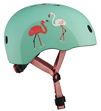 Micro® | Casco per Bambini per Monopattino o Bicicletta | Luce Posteriore di Sicurezza a 3 Posizioni | Ultralight 250 Grammi | Chiusura Magnetica | Bambini e Ragazze