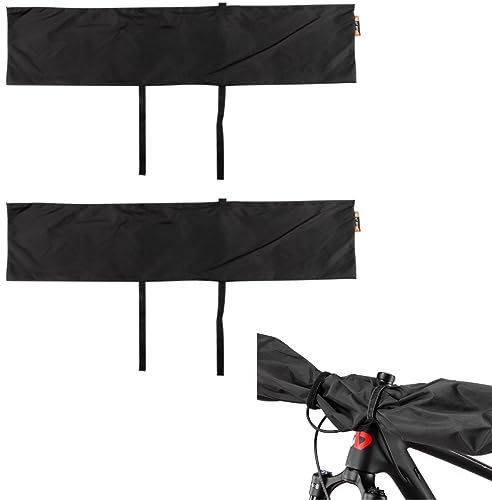 HOUSON 2 Stück Ebike Lenkerschutzhülle, Ebike Fahrrad Transportschutz Schutzhülle Fahrrad Lenkerschutz 82CM*17CM