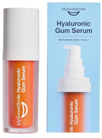 MySweetSmile HA+ Hyaluronic Gum Serum - Soothes and Hydrates Gums - Reduces Gum Inflammation - Promotes Oral Health - Mint Flavour - Gum Repair - IndyBest Award-Winning - 30mL