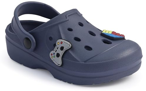 The Essentials Wardrobe Children TEW Clogs - Navy - UK-2