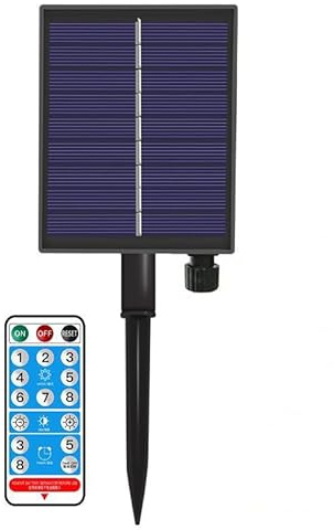 Redefun Kit di controllo pannello solare da 1200 mAh, pannello batteria al litio da 3,7 V per catena luminosa a LED da 24 V, carica DC, facile da installare, facile da usare
