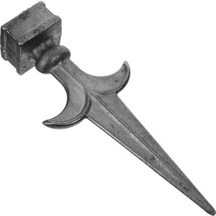 HOMOCONO Decorazione Per Recinzione Metallo Punta Per Posto Di Recinzione Copertura Decorativa Per Giardino Stile Rustico e Resistente Facile Da Installare Per Rinnovare