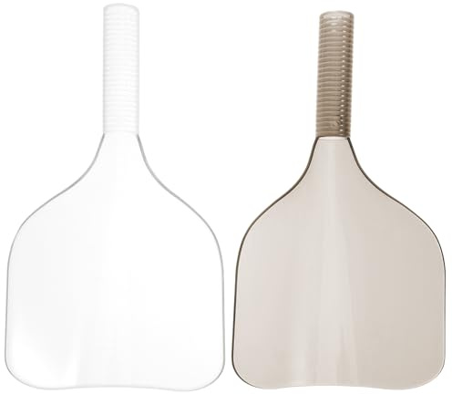 PENIKOKO 2 Stück Haarschutz Mit Griff Wiederverwendbar Schwarz Haarspray Schutzschild Für Friseur Salon Haarfärben Make up Anwendung