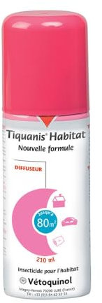 FALSE Vetoquinol Tiquanis Insecticide pour l'habitat Diffuseur 210ml