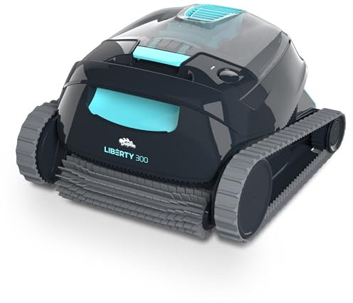 Dolphin Liberty 300 Robot Nettoyeur électrique sans Fil pour Piscine Hors-Sol Jusqu’à 10 m - Nettoyage des parois - Économie d'énergie
