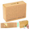 Selizo Spardose Holz,Sparbox mit Zahlen Ankreuzen,Sparbox with Ziel,Spardose mit zähler Zum Ankreuzen,Sparschwein mit Sparziel,Spardose €500 €1,000 €2,000 €3,000 €5,000 Euro Keine Montage