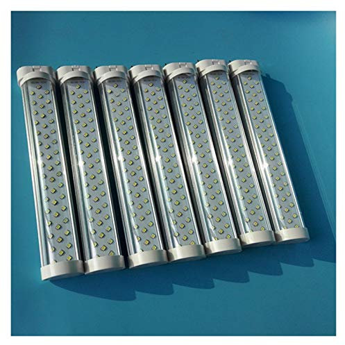 Maiskolben geführt 7PCS LED 2G11 18W Lampe Dimmlevels 410mm Länge 2835 4-pin-Lampe Perlen CERROHS mit Superhell (Color : White, Size : Warm white 3000K)