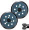 2 Stücke Schleifteller Ersatzteile für Makita Exzenterschleifer, 8 Loch Klett Schleifteller 125mm für MAKITA BO5031, M9204, BO5021, BO5041743081-8 für DeWalt 151281-08 DW4388