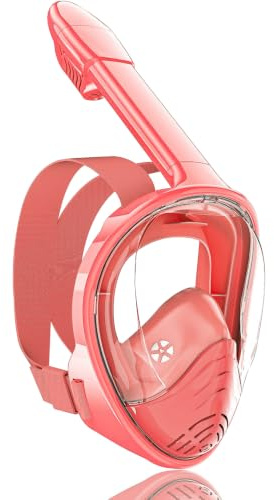 Professional KIds Snorkeling Diving Mask Foldable 180 Degree Underwater Scuba Full Face Snorkel Mask Anti Fog Goggles for Kids Swim