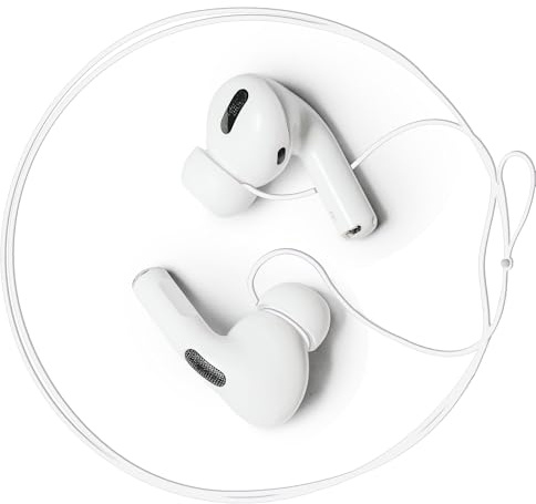 Podstring des Anti-Verlust-Armbands für kabellose In-Ear-Ohrhörer (weiß) (Airpods Pro 1. und 2., Sony, Beats, Samsung, Bose) (Nicht für Airpods 2. und 3. Generation)