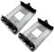 2 Stück Backplate für AM4, AM4 Backplate Iron Plate CPU Kühlkörperhalterung Backplane Backplate Back Sheet Zubehörwerkzeug, CPU-Lüfterhalterung Kühlkörper für AM4 AMD B350 X370 X470 A320 Motherboard