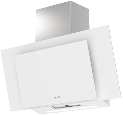 Cata Campana Extractora THALASSA PRO 800GWH Control Táctil Display Digital 6 Niveles Extracción Capacidad 842m3/h Motor Brushless Extra Silencioso LED Conectividad AUTO Fácil Instalación Color Blanco