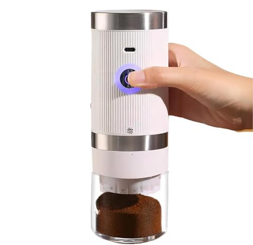 Moulin à café électrique – Moulin à noix rechargeable sans fil, broyeur portable, broyeur sans fil, broyeur à noix rechargeable, broyeur à noix USB | Moulin à café rechargeable, moulin léger pour café