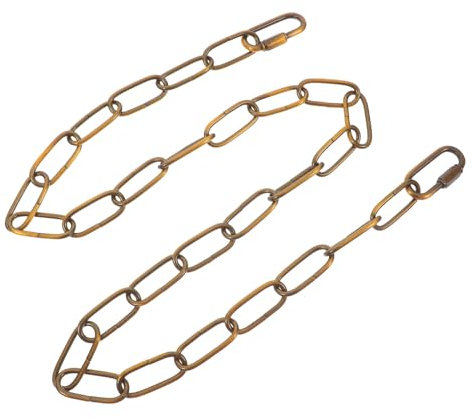 Ciieeo Cadenas De Hierro Para Lámparas Colgantes Con Bloqueos De Extensión De Cadena Para Lámparas De Techo Decoración Clásica Para Salón y Dormitorio