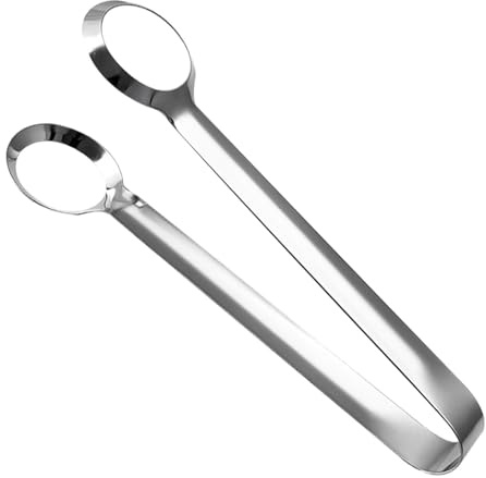 Pinze da cucina Utensili da - Barbecue antiaderente in acciaio inossidabile, pinze in acciaio per uova, impugnatura facile per cucinare | Gadget da riutilizzabili dall'aspetto lisci