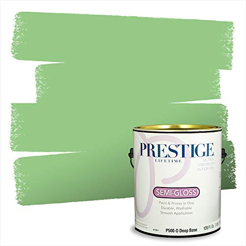 PRESTIGE Paints P500-D-551BM Interior Paint and Primer In One Semi-Gloss Comparable Match of Benjamin Moore, 1 gallon, Exotic Bloom