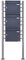 Standbriefkasten - Briefkastenanlage Design Basic 381 - Briefkasten Manufaktur Lippe (RAL 7016 anthrazitgrau feinstruktur matt, 3 Briefkästen, senkrecht)