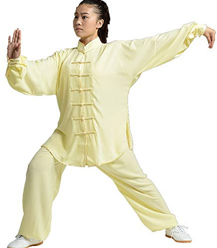 Tai Chi Anzug Atmungsaktiv Damen Und Herren Kung Fu Uniformen Kampfsport Chinoiserie Zweiteiliger Anzug
