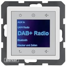 BERKER Radio Touch UP Dab+ BT Q.x Blanc Polaire sa 30846089