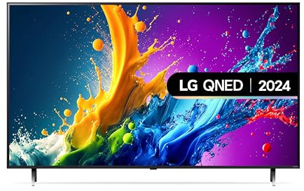 LG 43QNED80T6A 43-Inch 4K UHD Smart TV, (α5 AI Processor Gen7, Freeview Play and Amazon Alexa, 60Hz) [Model 2024]