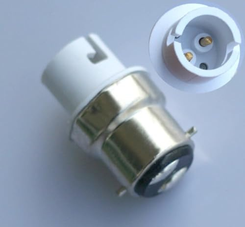 Zhhuoc 2 bombillas halógenas B22 a B15 / BA15D / B15D o LED