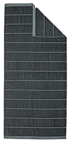 ESPRIT Handtuch Box Stripes | 740 Grey Steel - 50 x 100