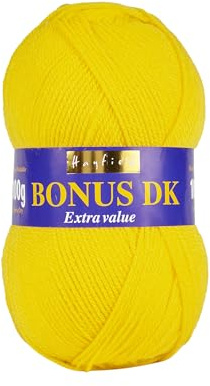 Sirdar Hayfield Bonus DK Pelote de laine à tricoter double Cornfield (574), 100 g