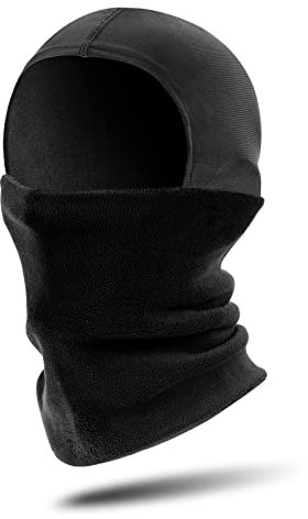 HIKENTURE Sturmhaube Kinder Winter - Winddichtes Balaclava Kinder - Warm Fahrrad Sturmmaske Schwarz - Skimaske Gesichtshaube Kinder - Ski Mask - Fahrrad Helmmütze unter Helm Kinder - A1