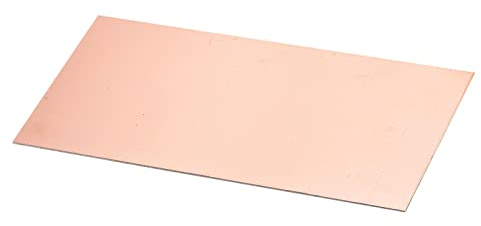 YOKIVE PCB Rame Rivestito Scheda, FR4 Lato singolo Vuoto Circuito Schede, Ottimo per Elettronica Hobby, Acquaforte, Circuito Progetti (200mmx100mmx1mm)