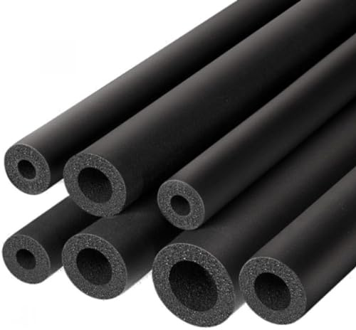 Rörisolering Lagging Svart 1,8M | 50MM 110mm Skumskydd, Flexibelt Skumrör For Handtagsstöd, Lätt Att Skära (Storlek : 50mmx20mmx1.8m)