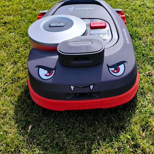 Augen Aufkleber Sticker für Mähroboter Rasenroboter - Selbstklebend Wetterfest, Mähroboter Deko, Mähroboter Tuning, Aufkleber für Mähroboter, Gardena, Navimow, Luba 2, Worx Landroid