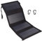 Folding Solar Panel 20W USB Solar Panel Portable Solar Charger Outdoor Solar Panel Suitable for Camping, Hiking, Picnics and More, Wide Compatibility (Black)